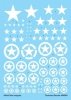Techmod 48409 - Allied Star Insignia White (1:48)